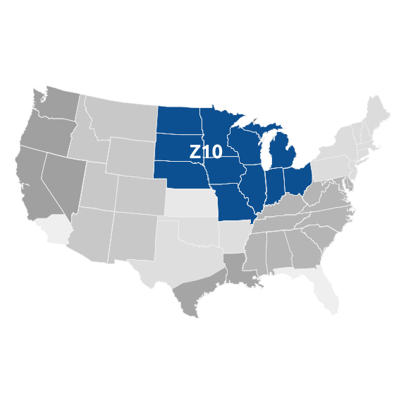 Mapa Zona10